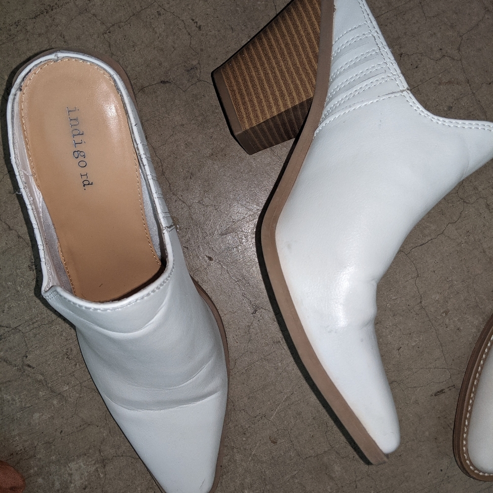White booties